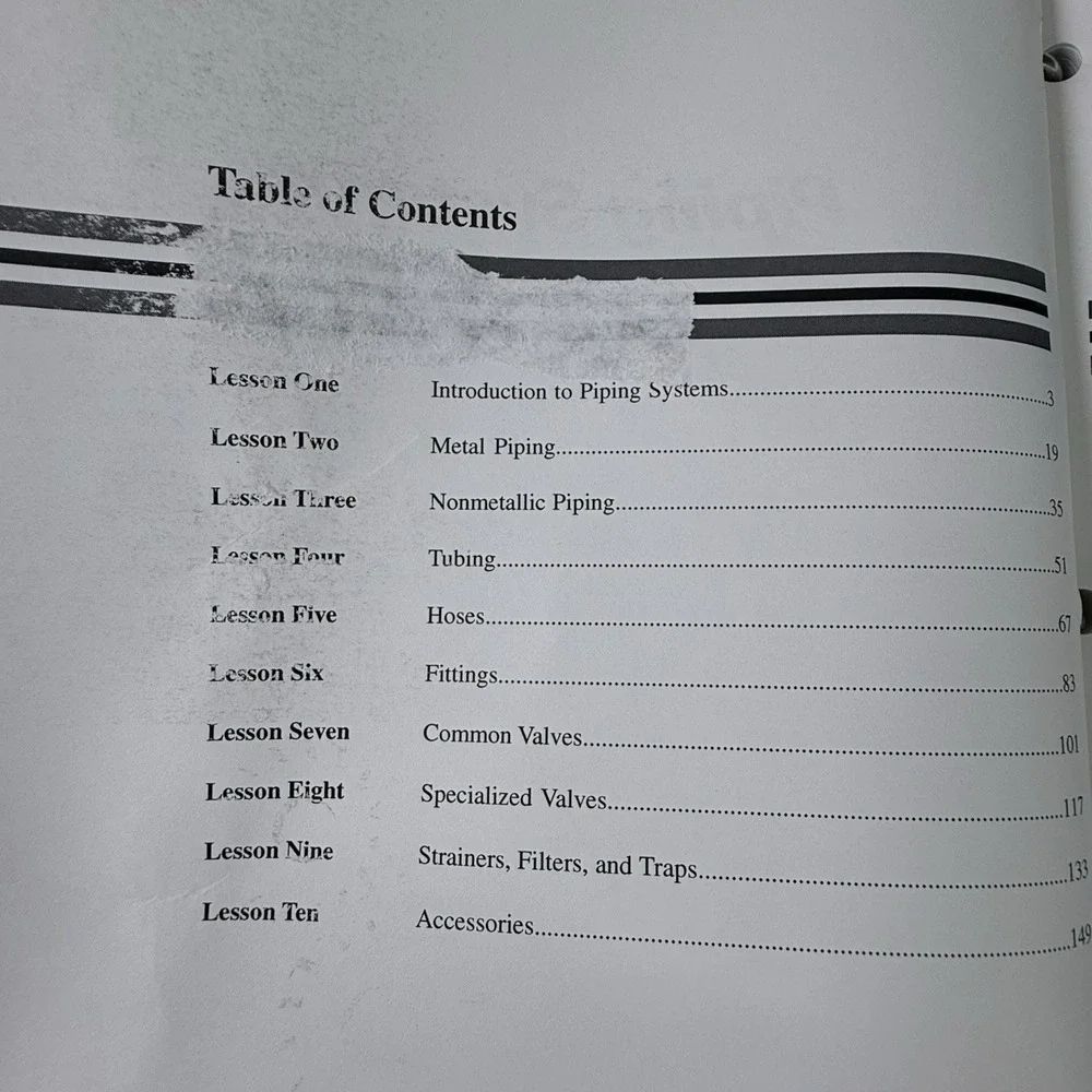 TPC Training Manual Piping Systems #306‎ 2001